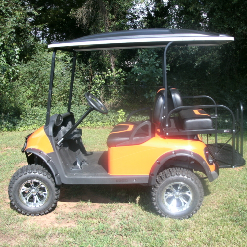 Customized golf cart for sale at Flamingo Custom Carts in Georgia
