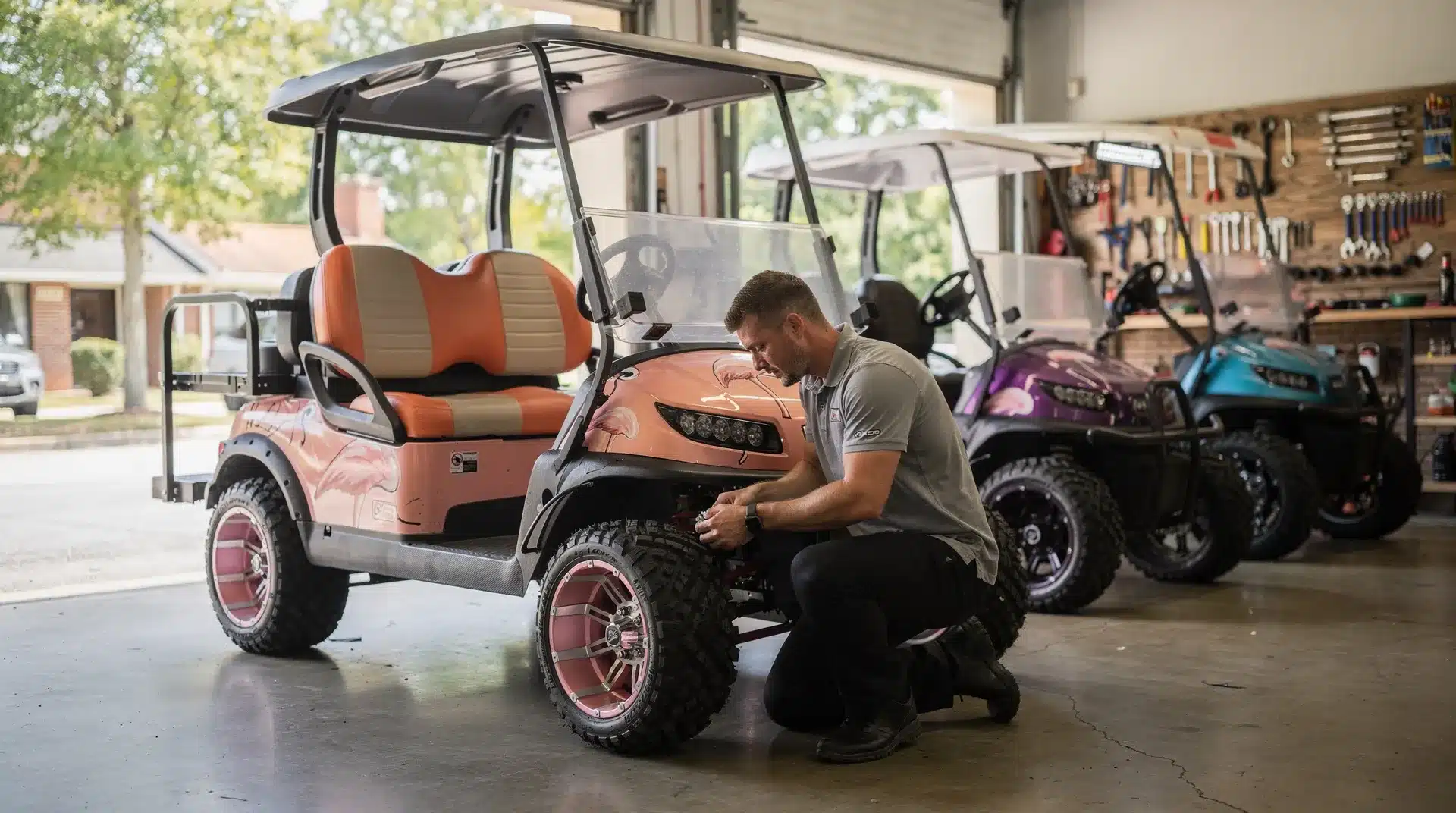 Flamingo Custom Carts offers full service and repairs in addition to new and used cart